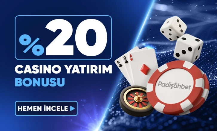 casino yatırımlarınıza özel bonus
